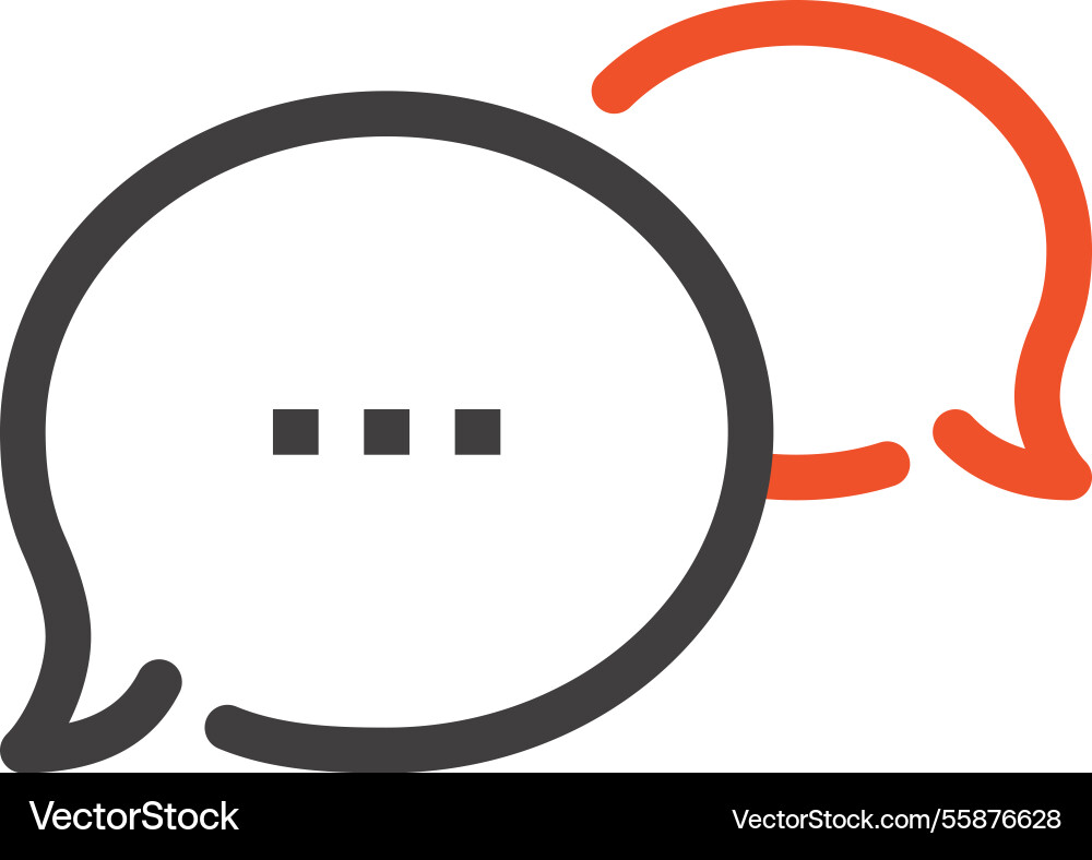 Message bubble icon Message bubble icon Vector Image
