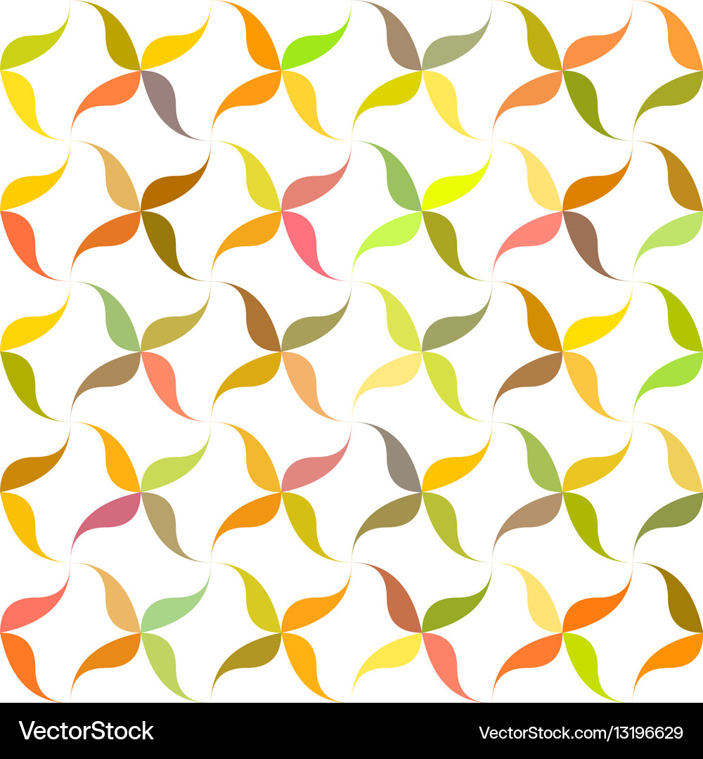Autumn abstract leaf pattern background design Vector Image