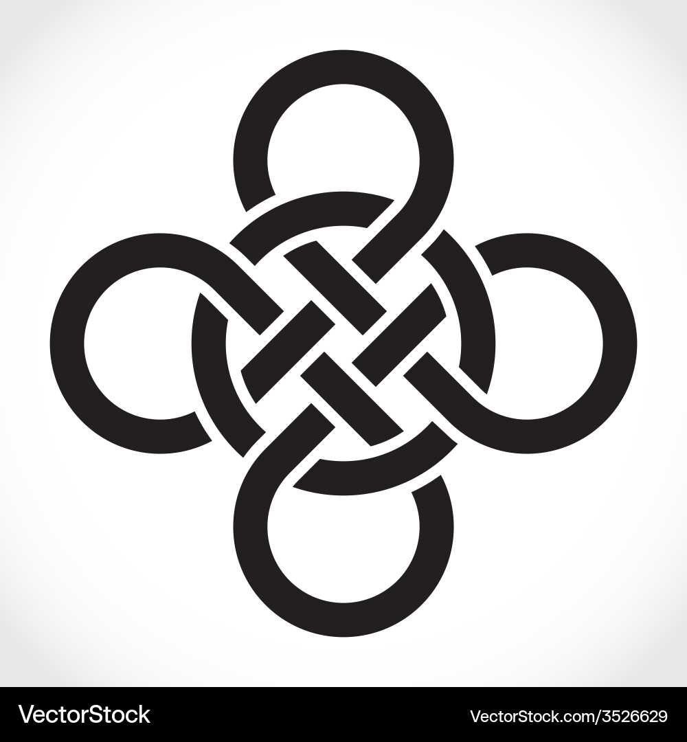 Celtic Knot Symbol vector image