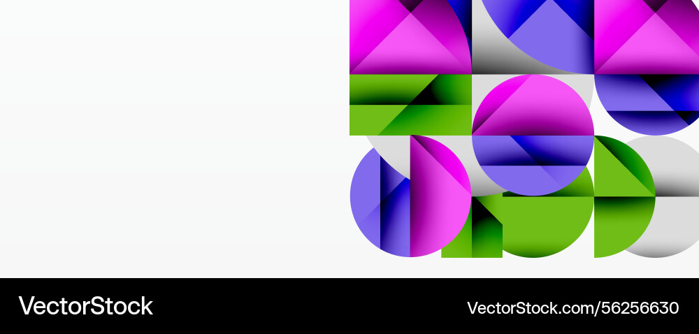 Abstract geometric composition overlapping Abstract geometric composition overlapping vector image
