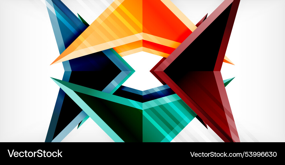 Arrows with 3d effect abstract background Arrows with 3d effect abstract background vector image