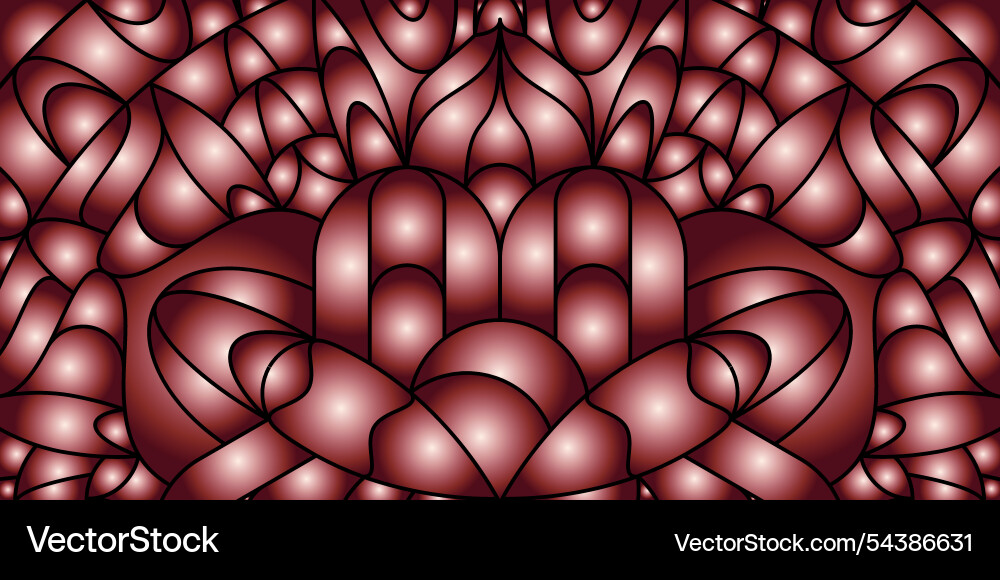 Abstract pattern of gradient shapes colorful Vector Image