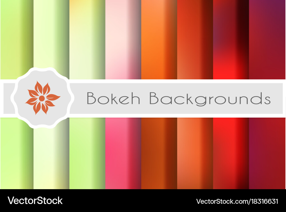 Bokeh Abstract Backgrounds Vector Image