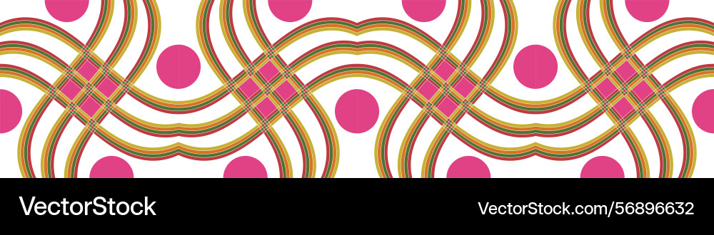 Spring ribbon weave repeating pattern Spring ribbon weave repeating pattern Vector Image