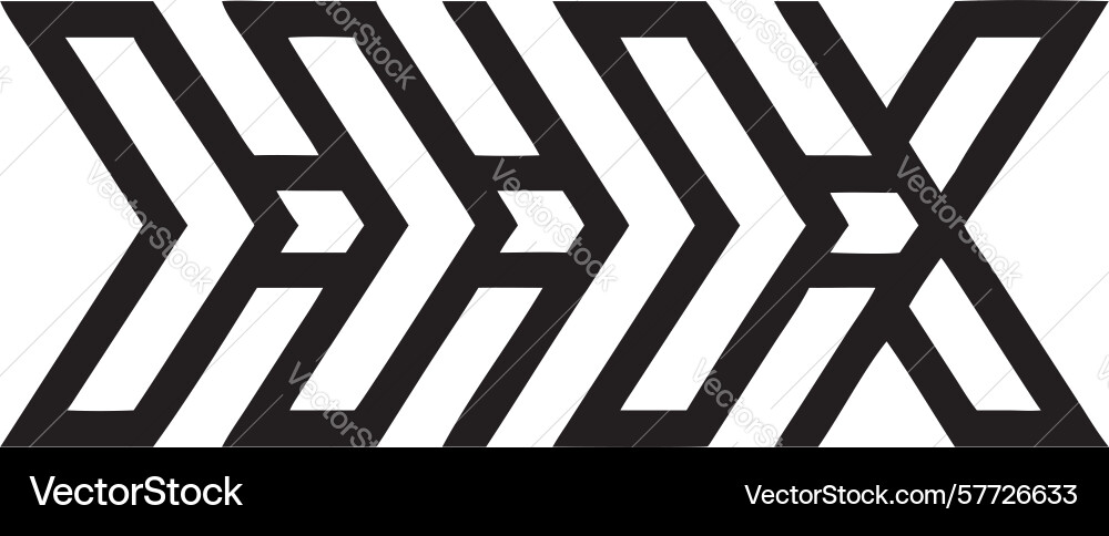 Dynamic chevron geometric pattern abstract vector image
