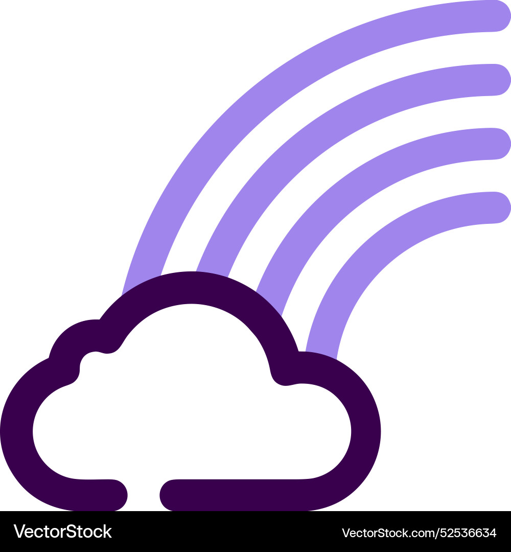 Cloud storage icon symbol image of the hosting Vector Image