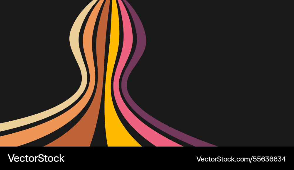 Colorful linear pattern of colored lines Vector Image