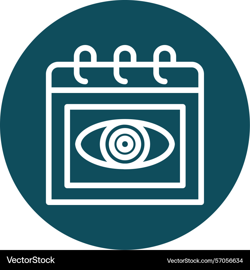 Simple line circle style icon design Vector Image