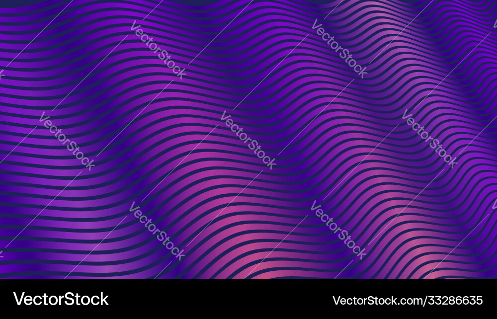 Abstract wavy pattern stripe line background vector image