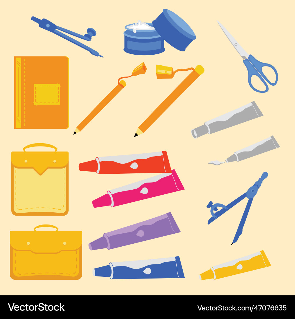 Studygram with boho style collection Studygram with boho style collection Vector Image