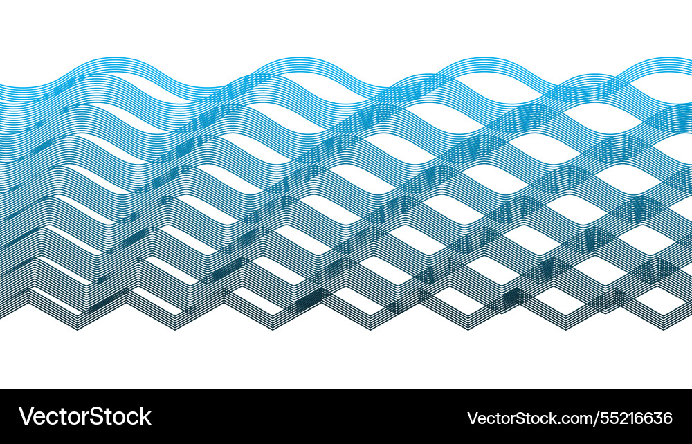 Blue zig zag abstract pattern background Blue zig zag abstract pattern background Vector Image