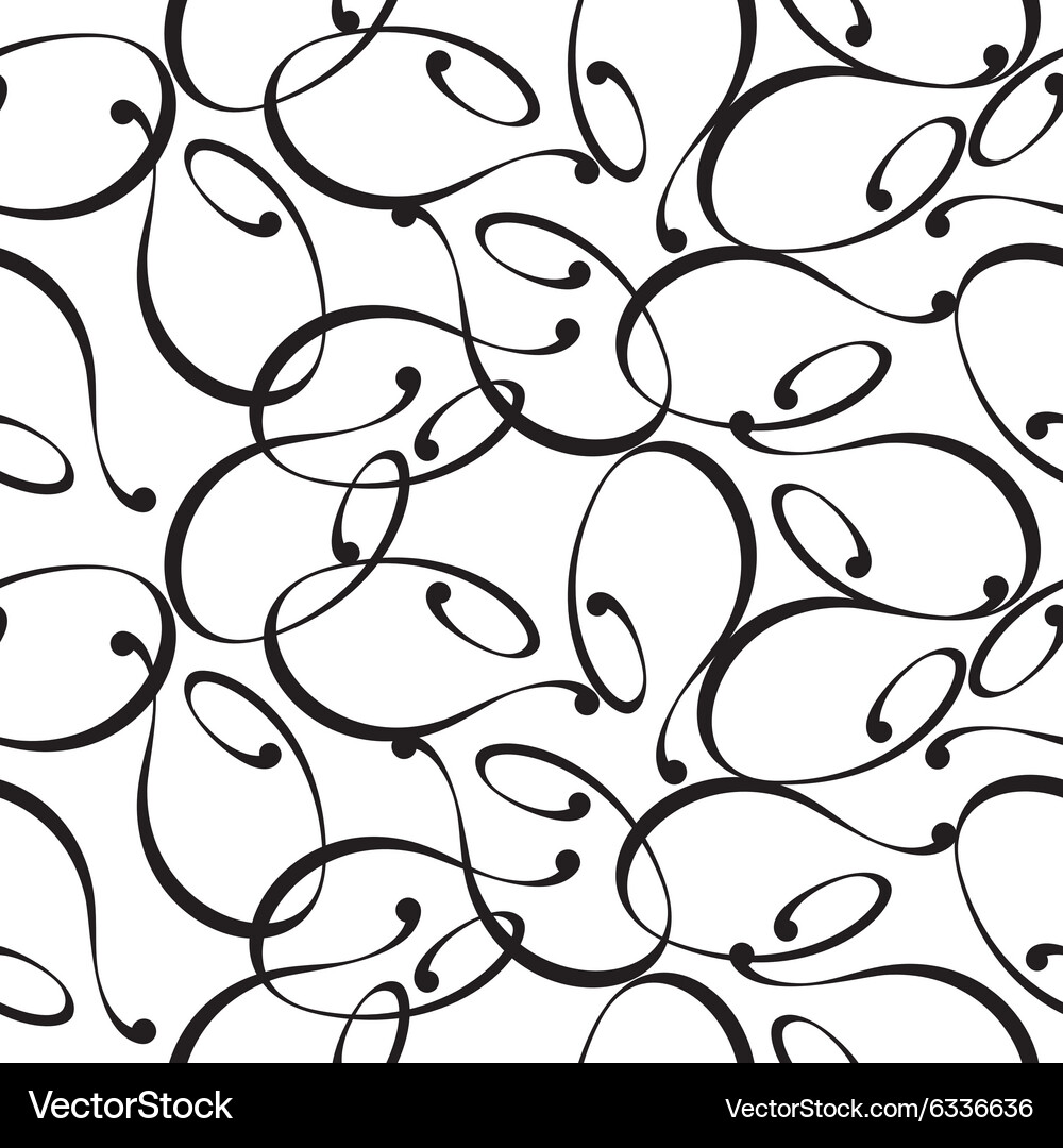 Curved Line Abstract Pattern Vector Image