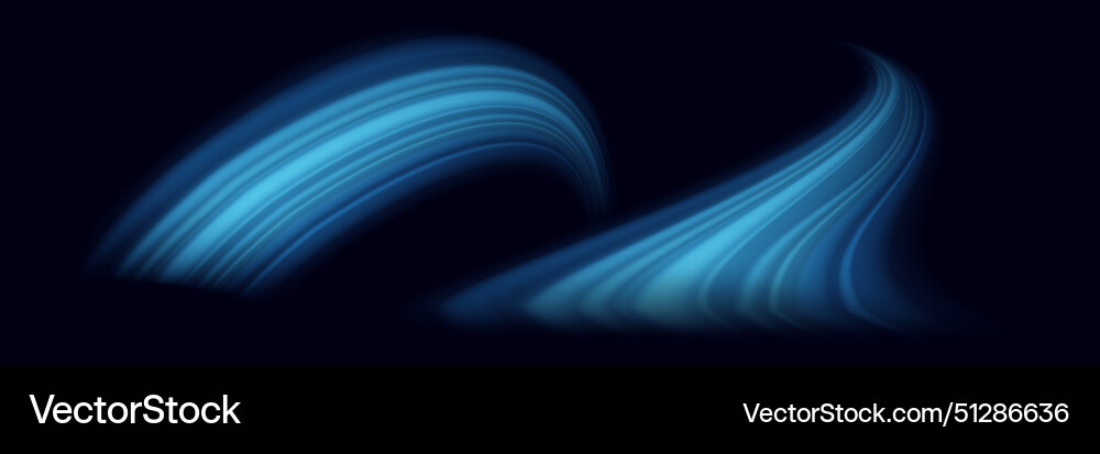 White glowing shiny lines effect background Vector Image