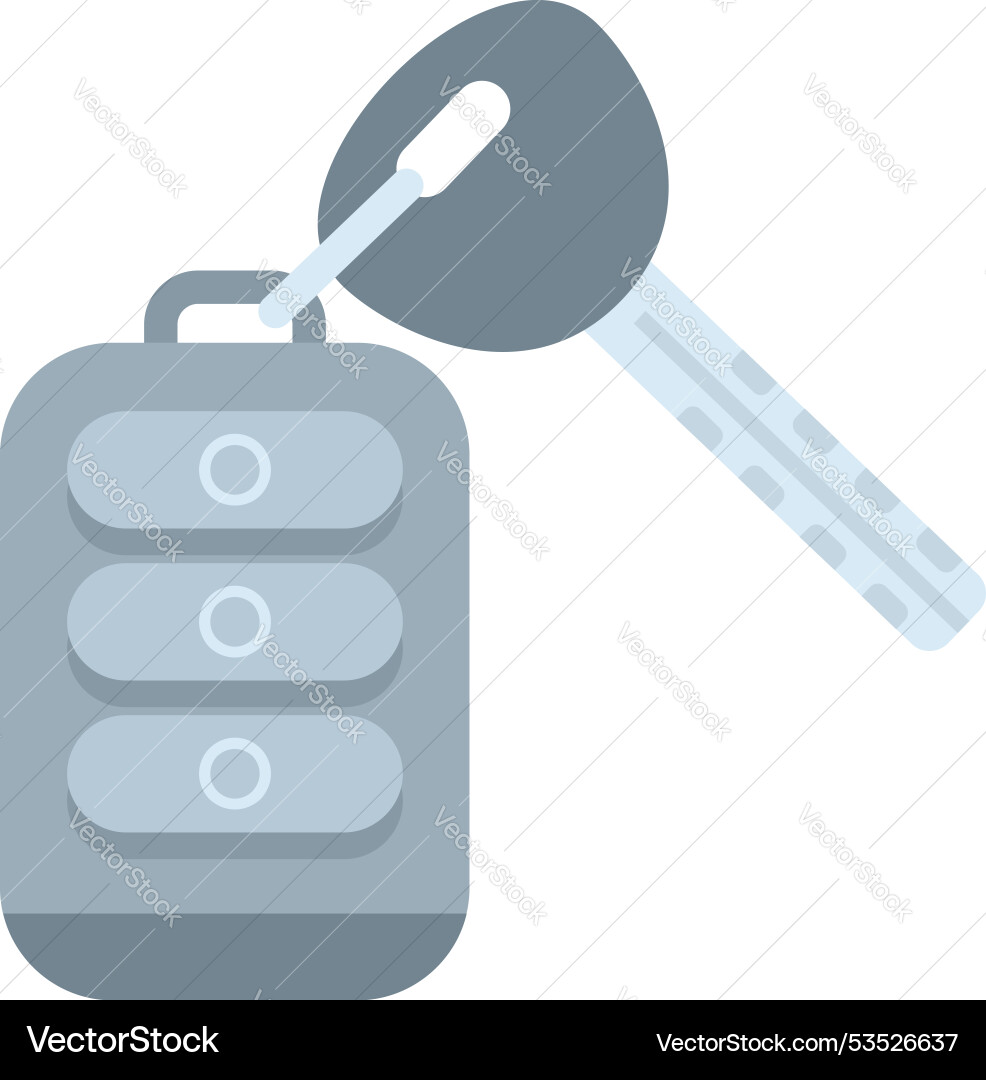 Car key fob with remote control locking unlocking Car key fob with remote control locking unlocking vector image
