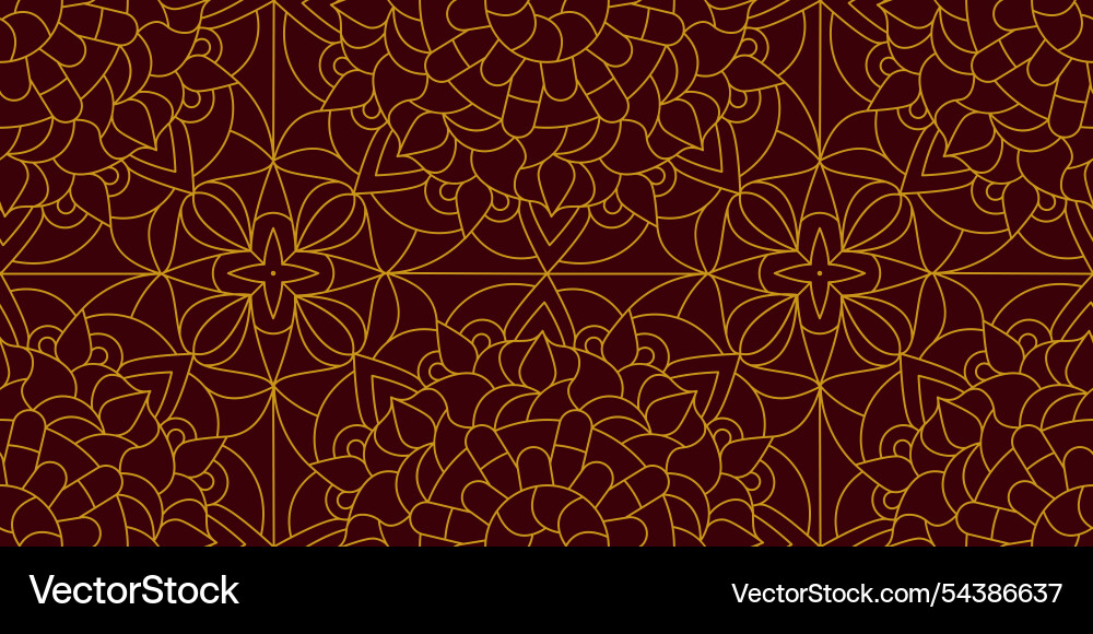 Seamless abstract pattern of gradient shapes vector image