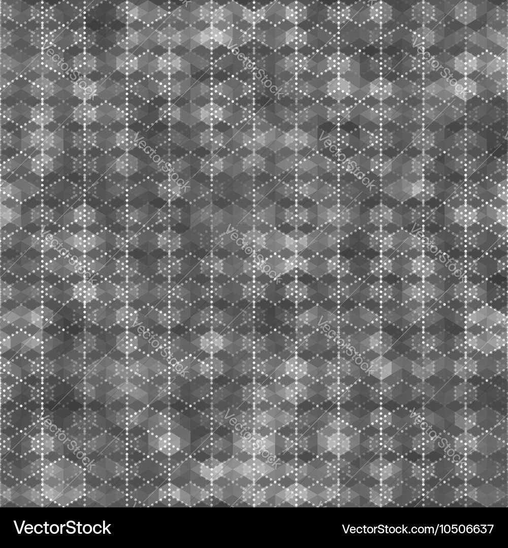 Seamless pattern with hexagon shapes vector image