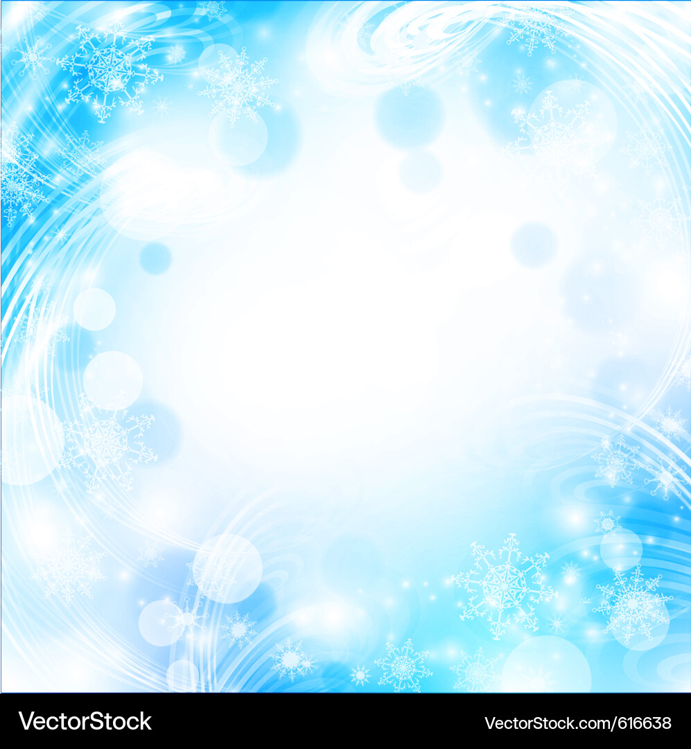 Sparkling Winter Abstract Background vector image