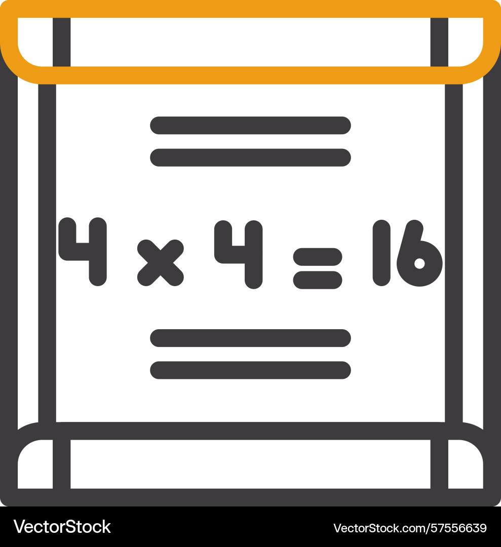 Arithmetic two color icon Vector Image
