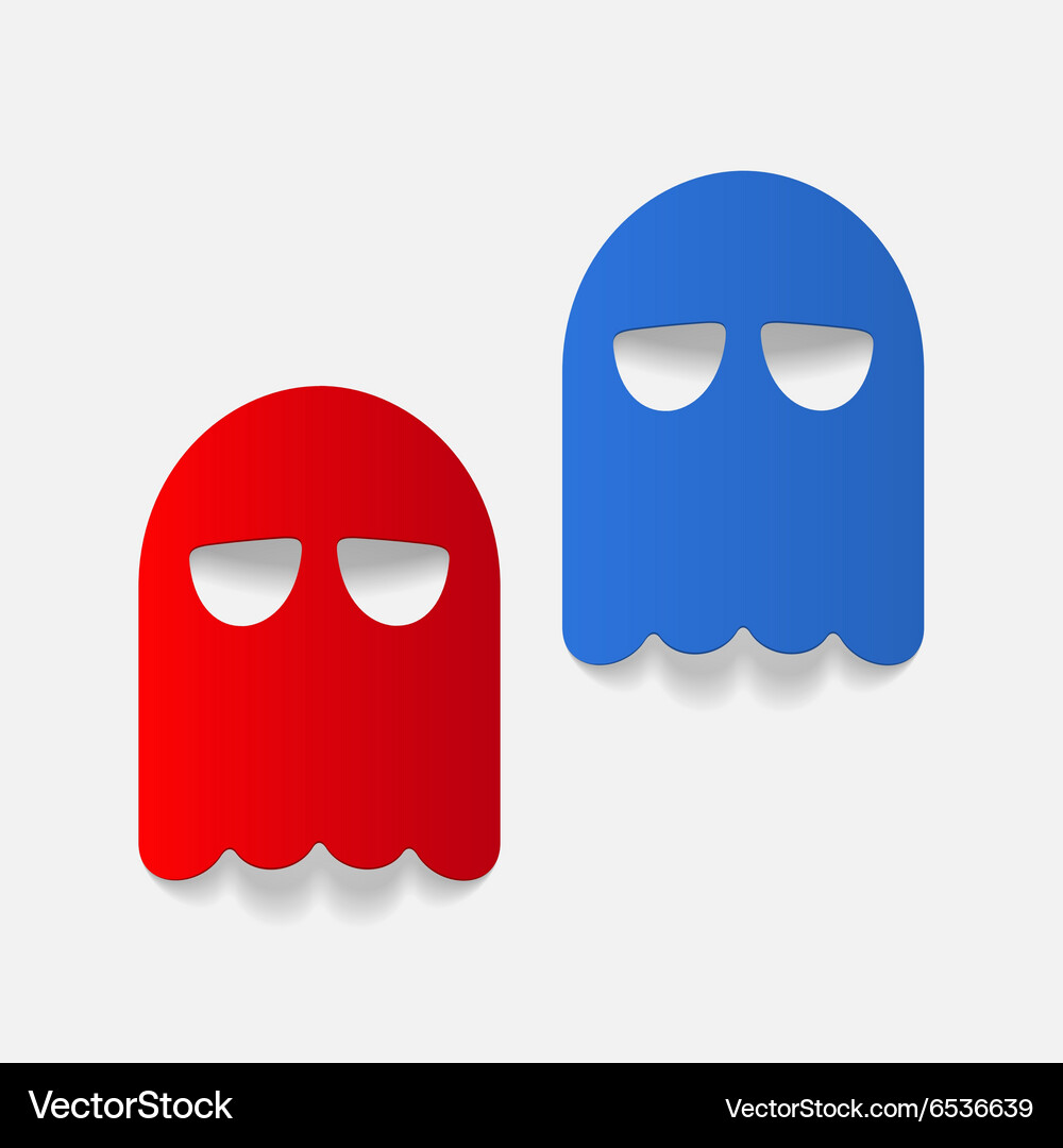 Realistic design element ghost Vector Image