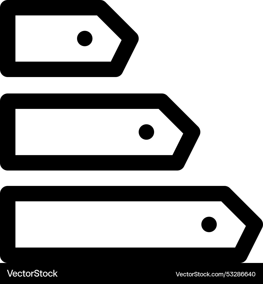 Energy class icon thin linear style design Vector Image