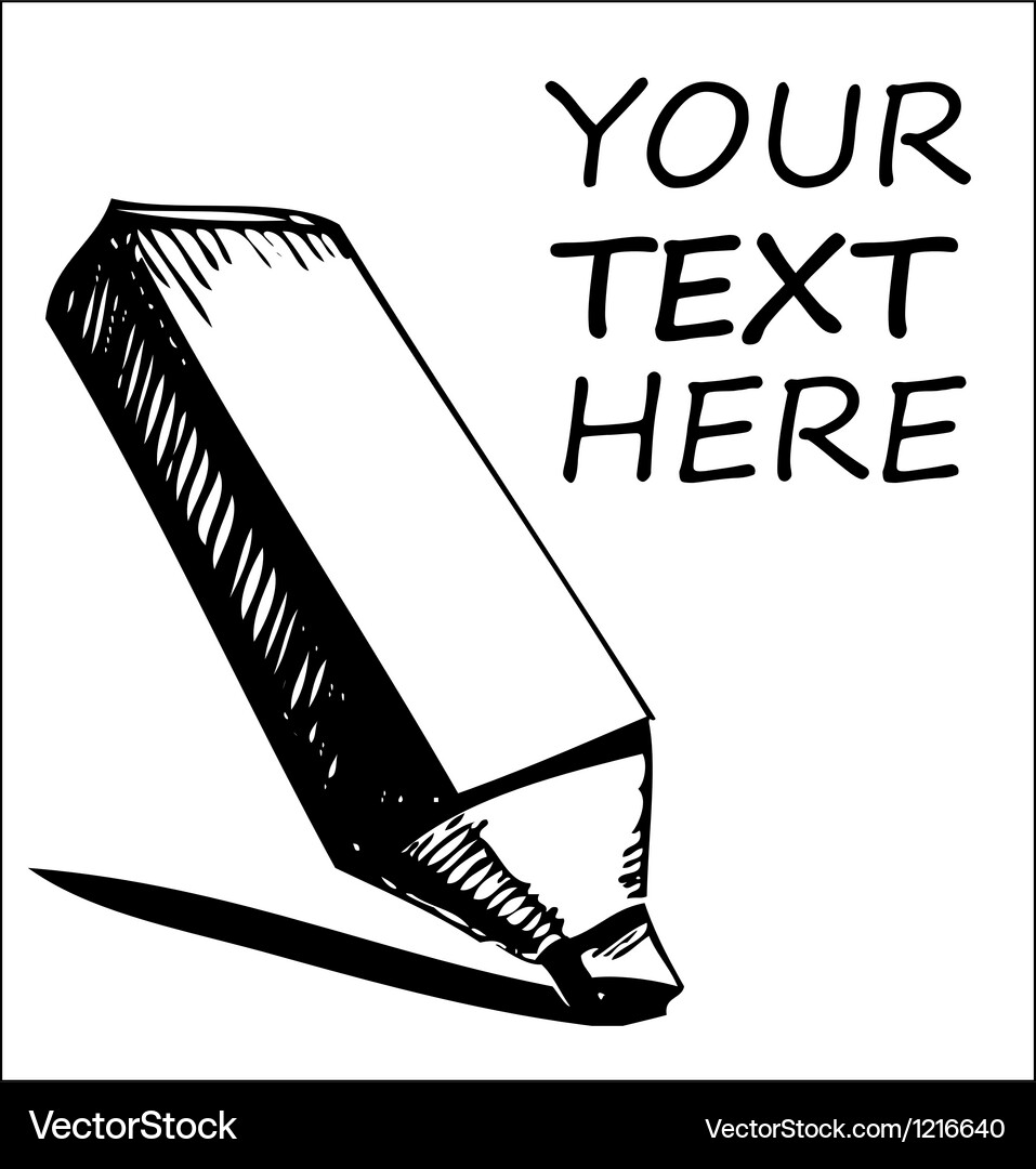 Highlighter with sample text Vector Image