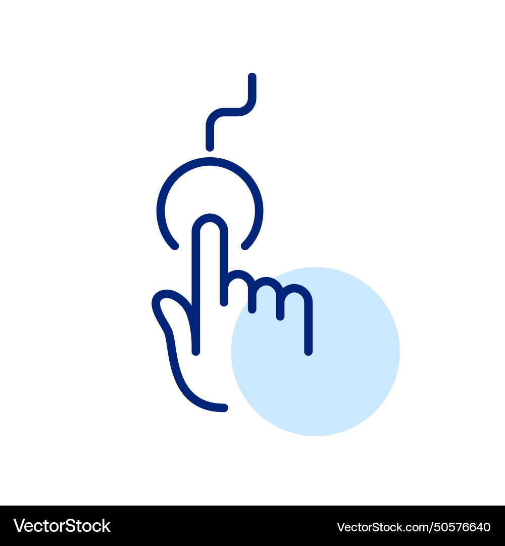 Usb powered fingerprint reader device pixel Vector Image