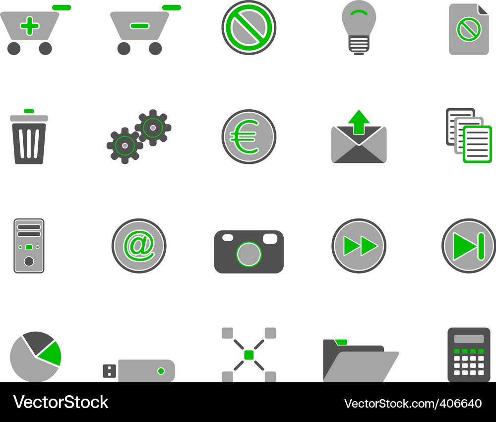 Web icons Vector Image