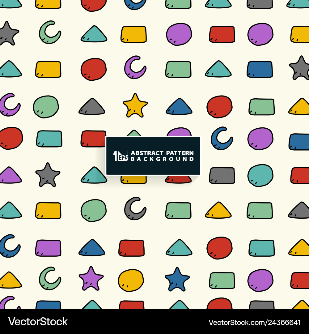 Abstract colorful geometric pattern design Abstract colorful geometric pattern design vector image