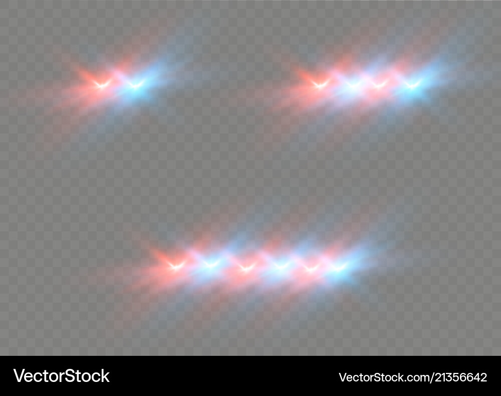 Realistische weiße Licht von runden Balken Auto Realistische weiße Licht von runden Balken Auto vektorbild