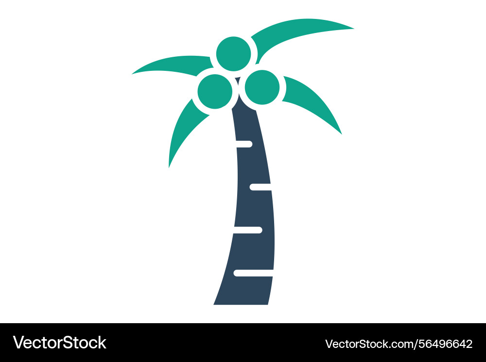 Trees icon solid style related Trees icon solid style related vector image