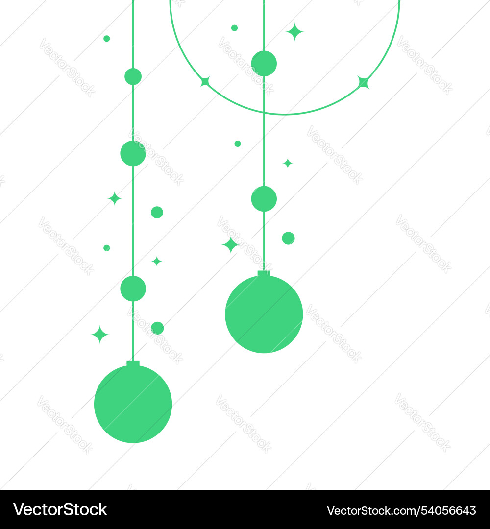 New year element design color Vector Image