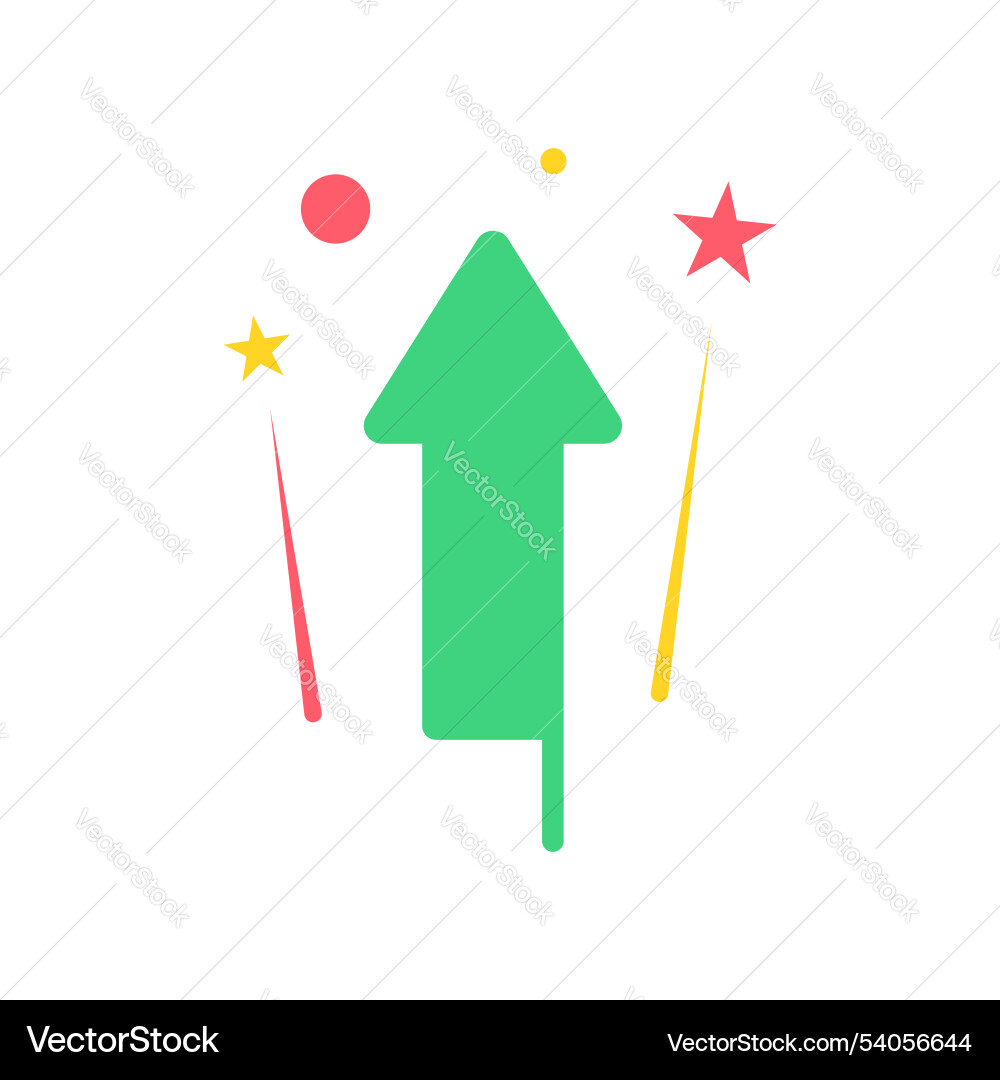 New year element design color Vector Image