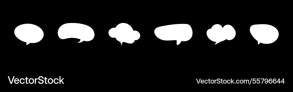 Speech bubbles pattern for text message balloons Speech bubbles pattern for text message balloons vector image