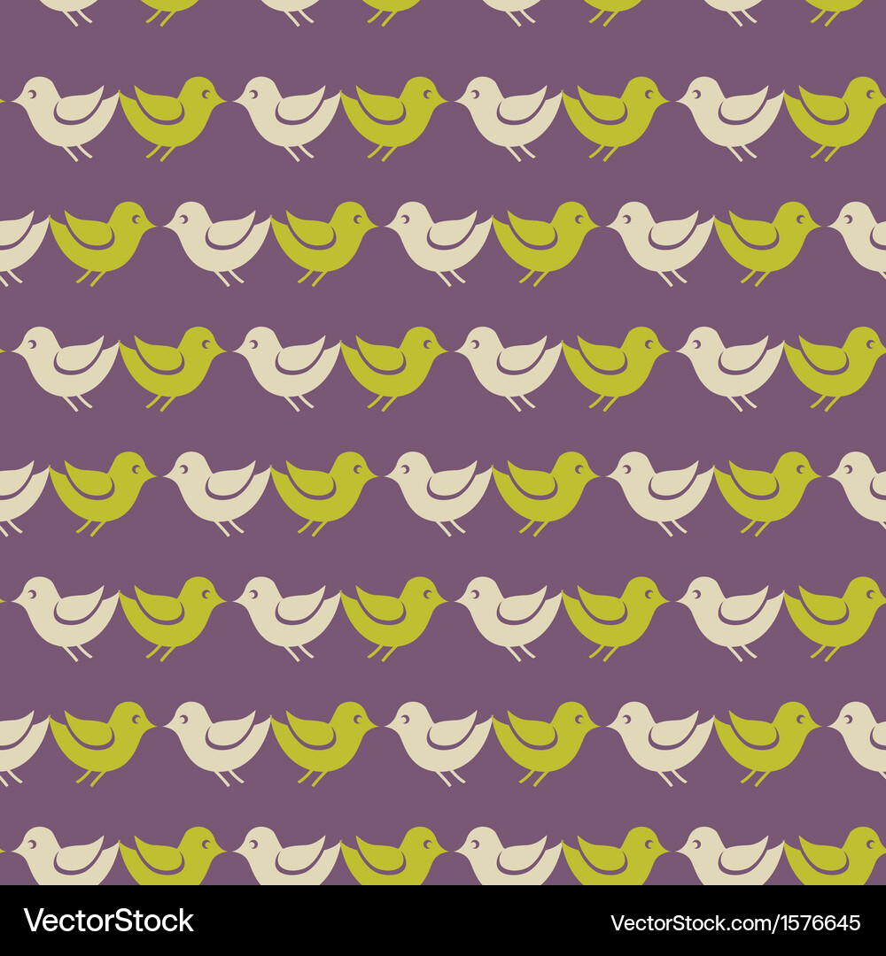 Bird pattern Vector Image