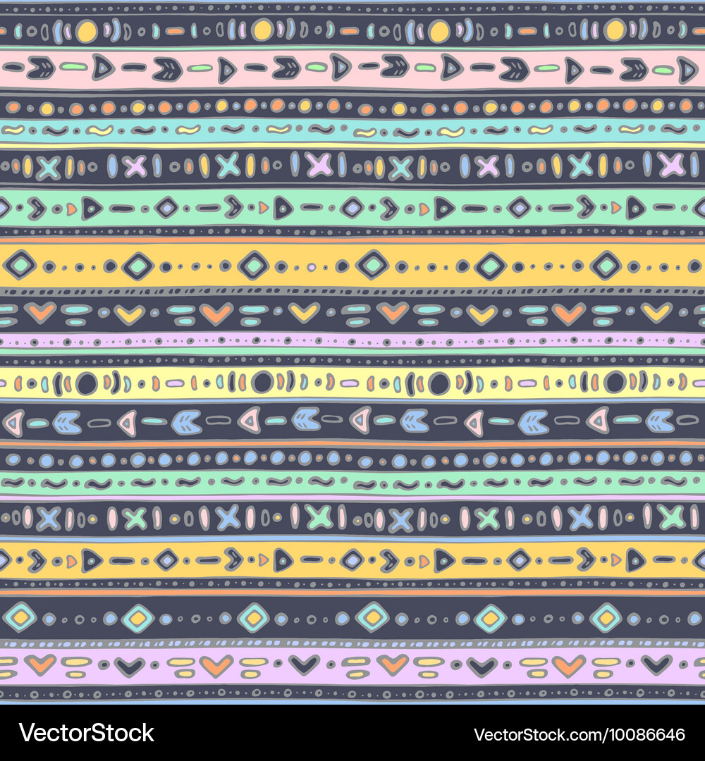 Multicolored ethno pattern Vector Image