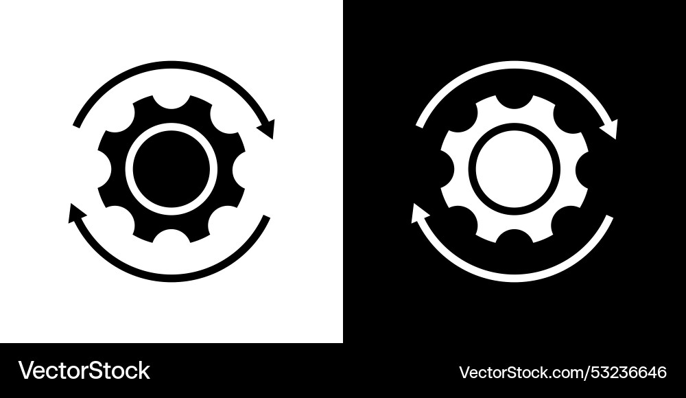 Processing icon simple symbol vector image
