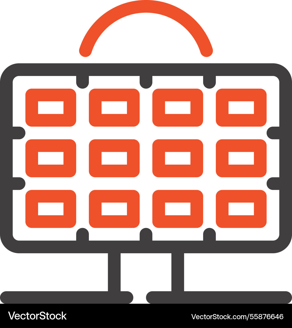 Solar panel icon Solar panel icon Vector Image