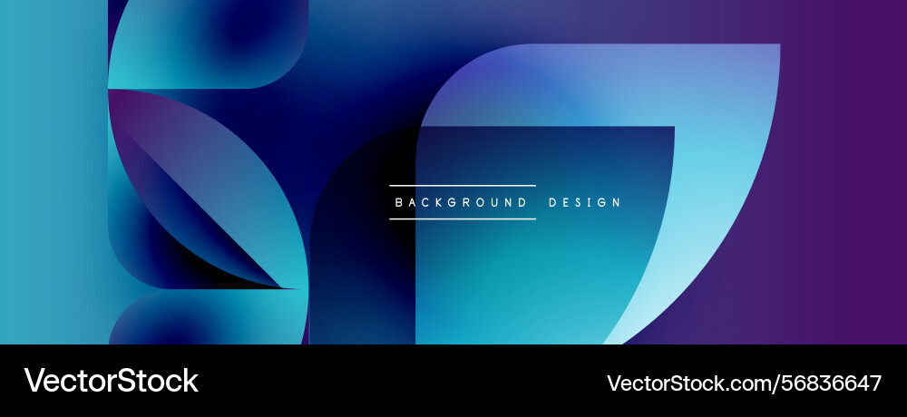 Abstract fluid shapes overlap creating vibrant Abstract fluid shapes overlap creating vibrant vector image