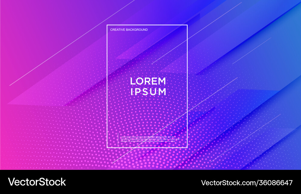 Minimal geometric background dynamic shapes Vector Image