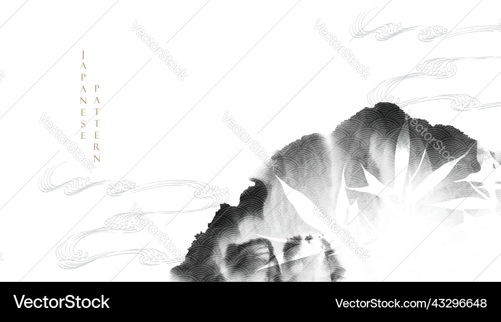 Abstract art template with geometric pattern Vector Image