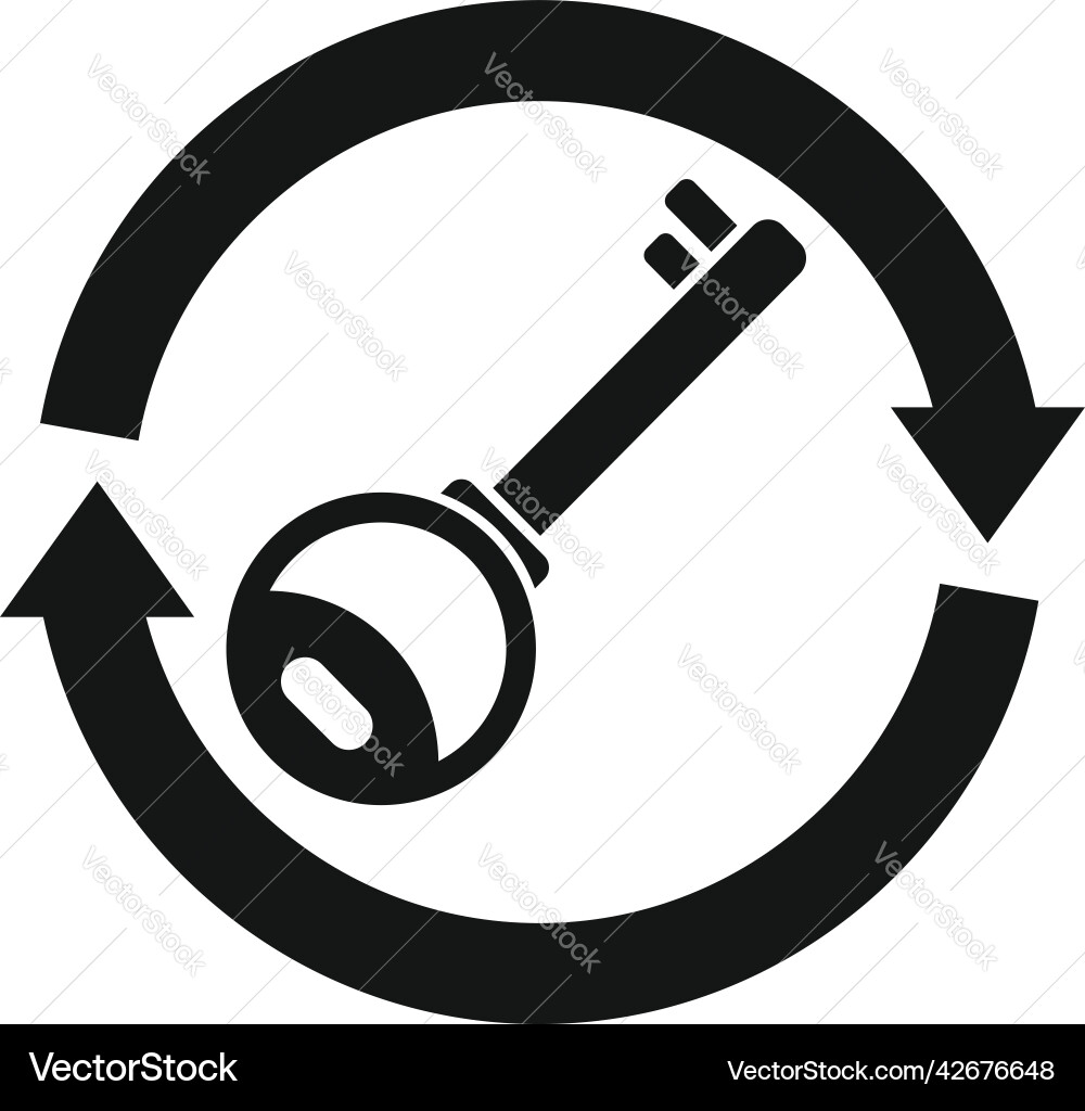 Key password recovery icon simple web Key password recovery icon simple web Vector Image