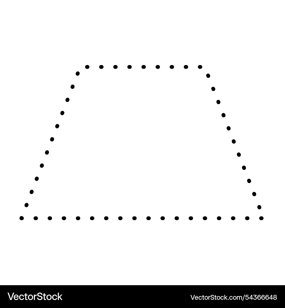 Ornamental dashed line border in geometric frame Ornamental dashed line border in geometric frame vector image