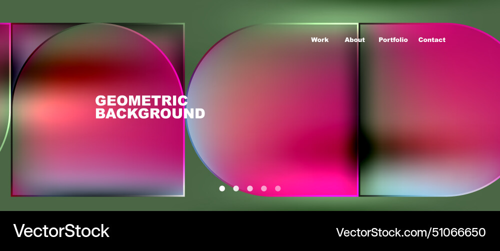 Fluid geometric pattern with circles and squares Fluid geometric pattern with circles and squares Vector Image
