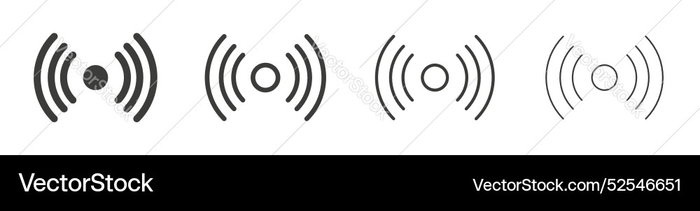 Sensor icon set on white background Sensor icon set on white background Vector Image
