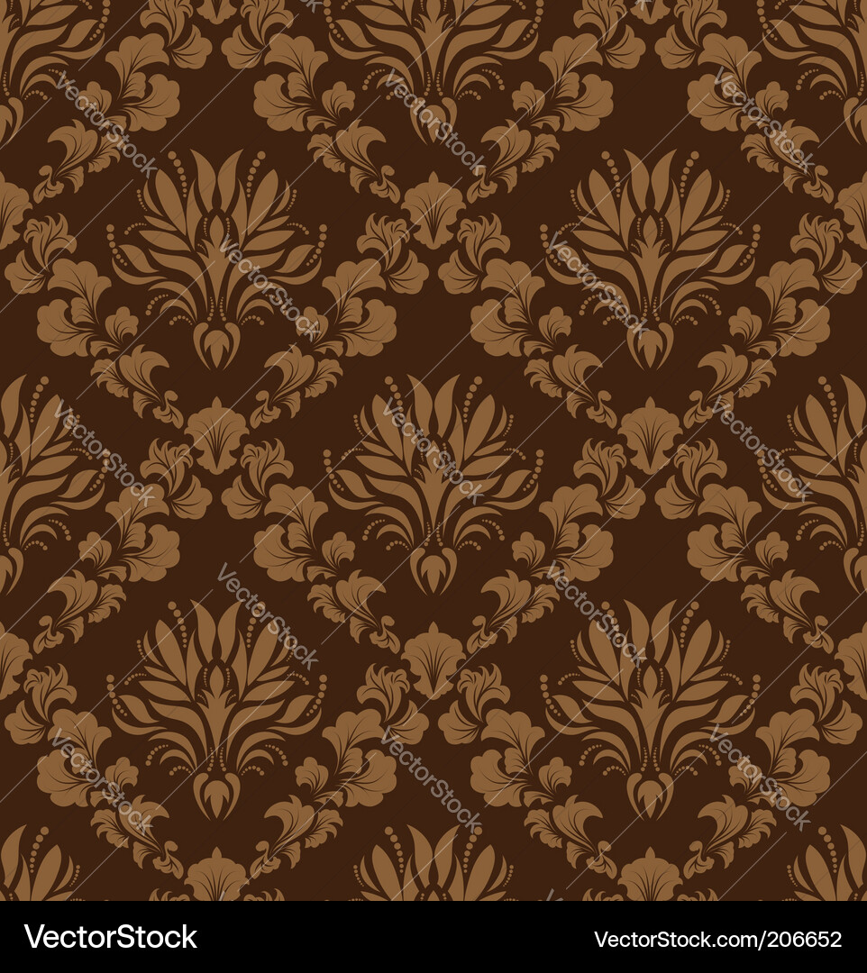 Damask pattern Vector Image
