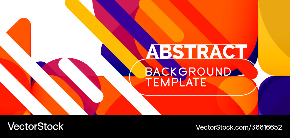 Modern geometric round shapes and dynamic lines Modern geometric round shapes and dynamic lines vector image