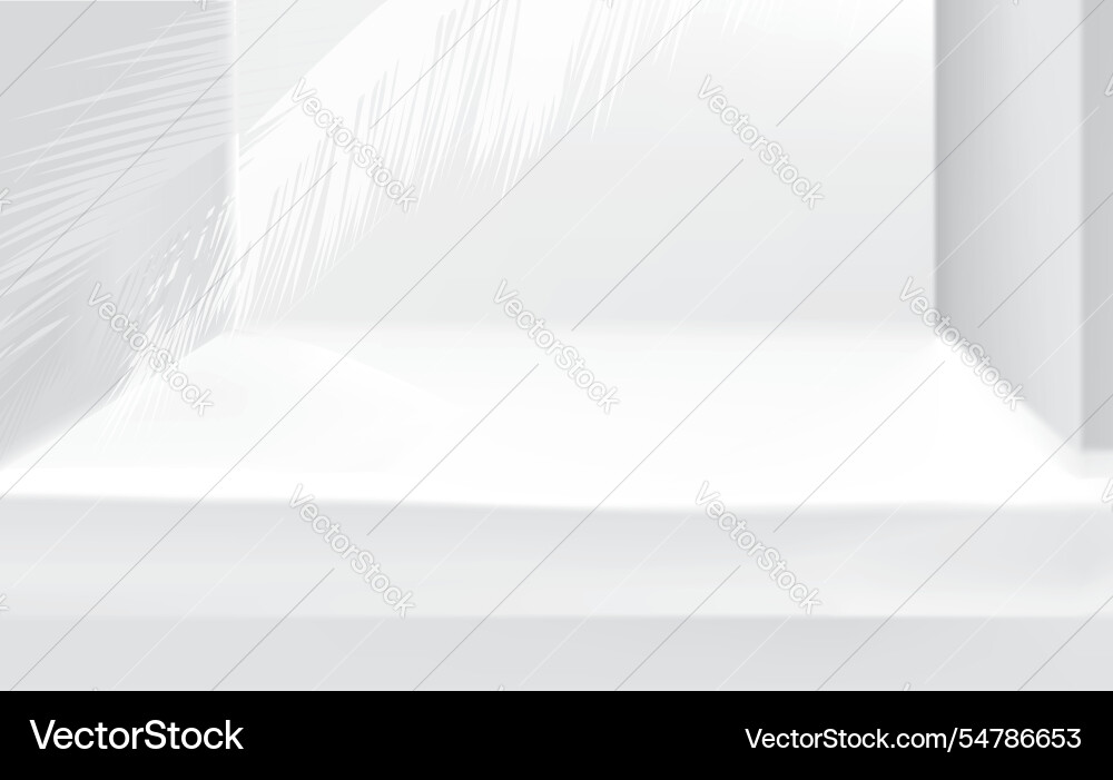 3d clean soft stage background product display 3d clean soft stage background product display vector image