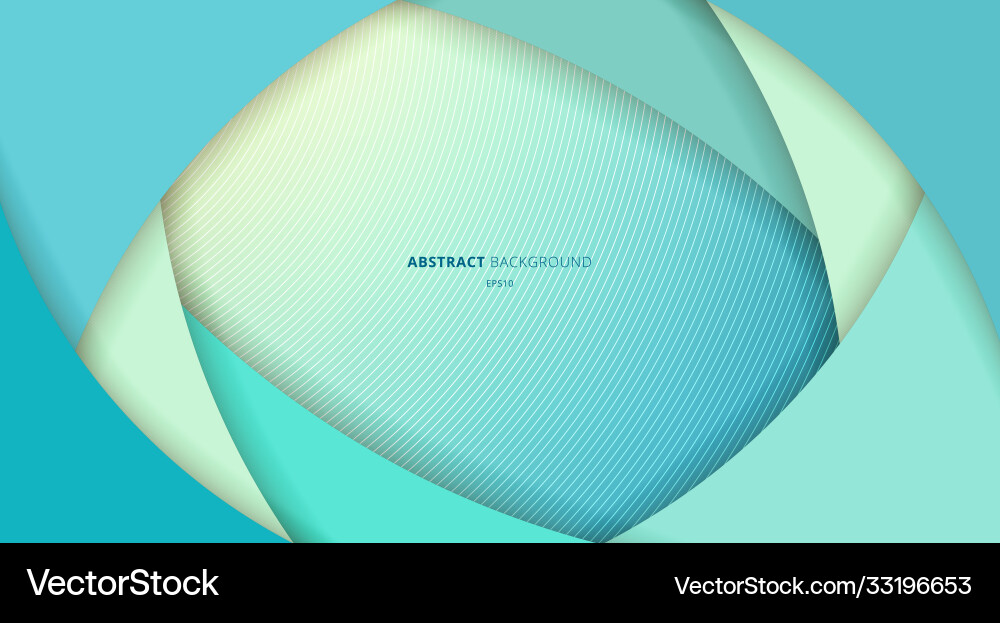 Abstract Layered Blue Curve Background vector image