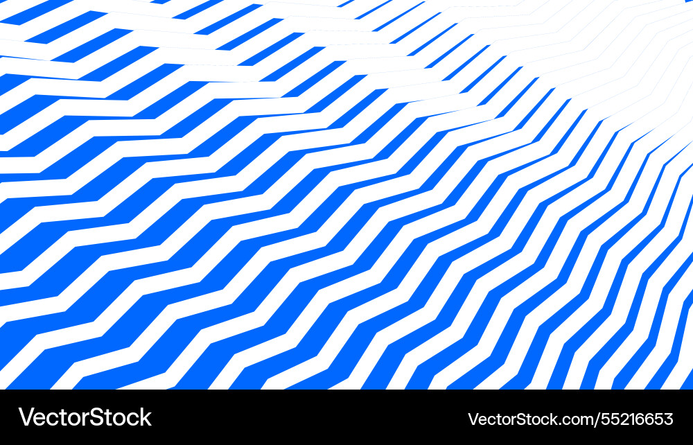 Blue zig zag abstract pattern background Vector Image