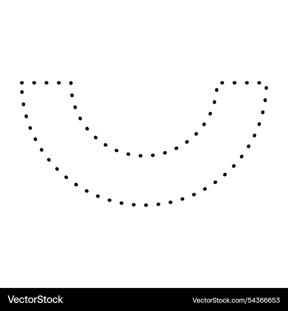 Ornamental dashed line border in geometric frame Ornamental dashed line border in geometric frame vector image